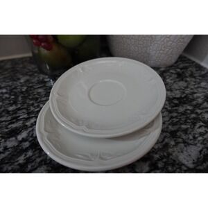 Villeroy & Boch Cortina Saucers,‎ Vitro Porcelain, Made in Germany, Set of 2